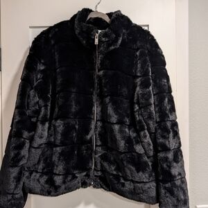 Nine West Black Teddy Jacket